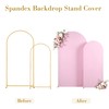 Light Pink Arch Backdrop Cover Set of 2 Baby Pink