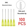 Unbranded 100pcs Dental Endo Irrigation Needle Tip 30GA End-Closed Side