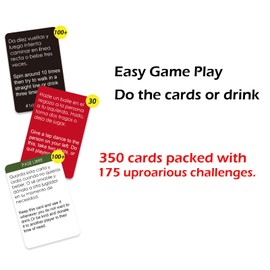 1step2ream Spanish Party Card Game | Interesting Bilingual Board Game at Night