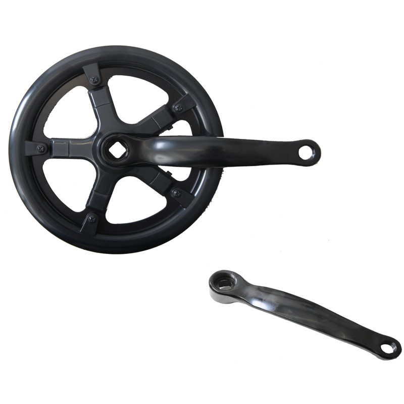 Ammaco Bike Chainset Single Ring Crankset 46 Teeth 6 Speed