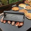 Blackstone 5553 Pre-Seasoned Cast Iron Griddle Press Medium Heavy Duty-Meat,