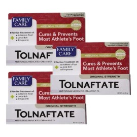 Paquete De 3 Tolnaftato Crema Usp 1% Pie De Atleta Antifúngi