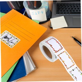 Operitacx 5sets Name Labels for Boxes Bottles Large Size Name Stickers Easy Removal Great for Daycare Clothing School Supplies 250pcs*5