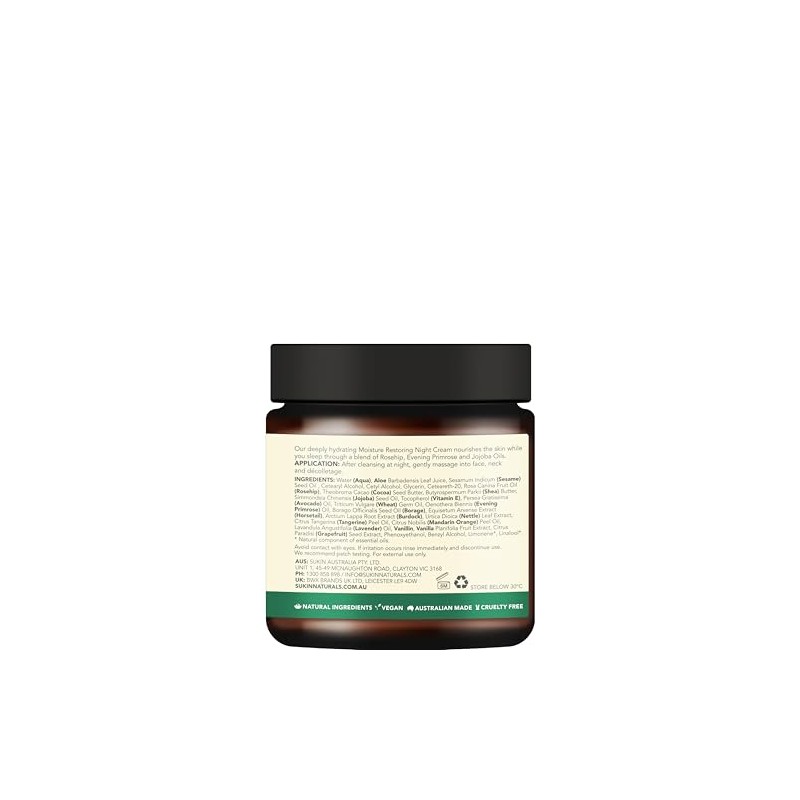Sukin Moisture Restoring Night Cream 120ml by Sukin