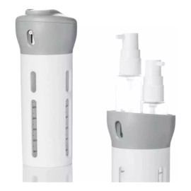 CL Dosificador Dispensador 4 Tanques Gel Shampoo Crema Y Mas