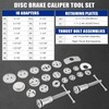 24pcs Brake Caliper Tool, Heavy Duty Disc Brake Caliper Tool