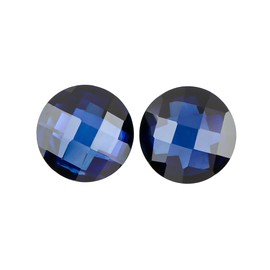 1 PCS,10x10 MM, AURA GEMS Natural Blue Sapphire,Briolette Cut, Round, Shape, Jewelry Making Supply, Chakra Energy Healing Gemstone, Real Crystal, Birthstone, Wholesale deal