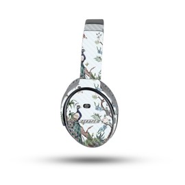 MightySkins Carbon Fiber Skin Compatible with Bose QuietComfort 35 II Headphones - Chinoiserie Fabric | Protective, Durable Textured Carbon Fiber Finish | Easy to Apply