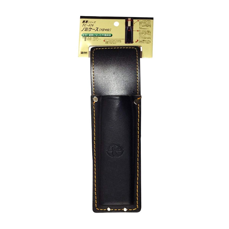 B-STAFF TC-416 Black Leather Chisel Case 1.4 inch