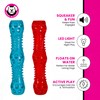 Chase 'n Chomp Squeak and Light Up Sticks Dog Toy,