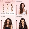 Curling Irons,1 Inch Hair Curling Wand,110V-240V Instant Heating Up to