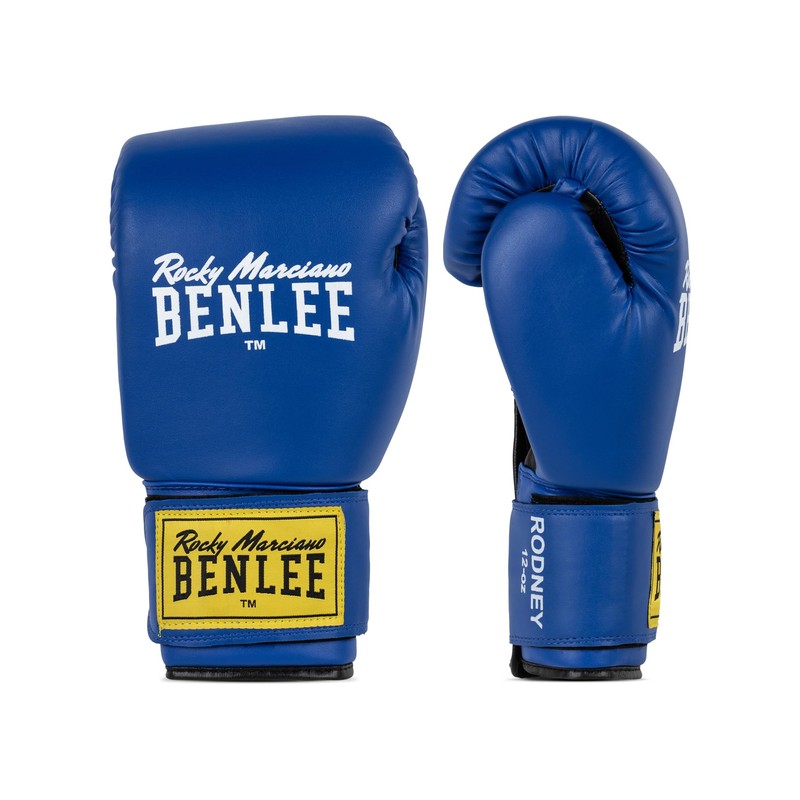 Benlee Rocky Marciano PU Training Glove Rodney - Blue/Black, 14oz