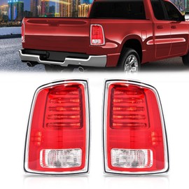 ALLGOOD LED Tail Lights w/Bulbs, Compatible with Dodge Ram 1500 & 2500 & 3500 2013-2016,Tail Lamp Light Left & Right Taillamps Brakelights Driver & Passenger Side
