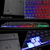 BlueFinger RGB Gaming Keyboard and Backlit Mouse Combo, USB Wired,