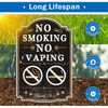 No Smoking No Vaping Signs 12 x 8 Inches No