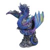 Ryvthys Air Elemental Blue Wind Rainbow Winged Dragon On Lightning