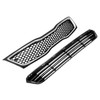 HECASA Upper+Lower Bumper Grille Compatible with 2014-2015 Kia Optima Front