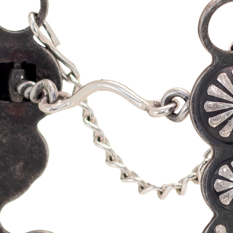 Cowboy Tack Nellie Miller Double Concho Low Ported Chain Shank