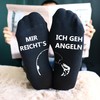 Jeasona Men's Socks 43-46 Non-Slip Cotton Gifts for Birthday, Black-8931