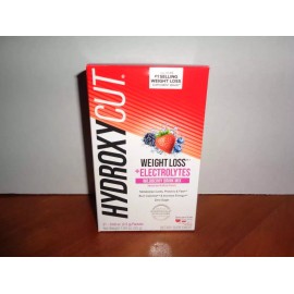 Hydroxycut WildBerry Instant Drink Mix +Electrolytes 21 Packets Exp 11/06/2027