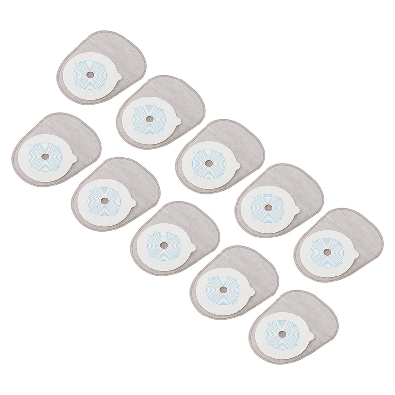10pcs Adhesive Colostomy Pouch Lock Disposable Drainable Medical Ostomy Bag