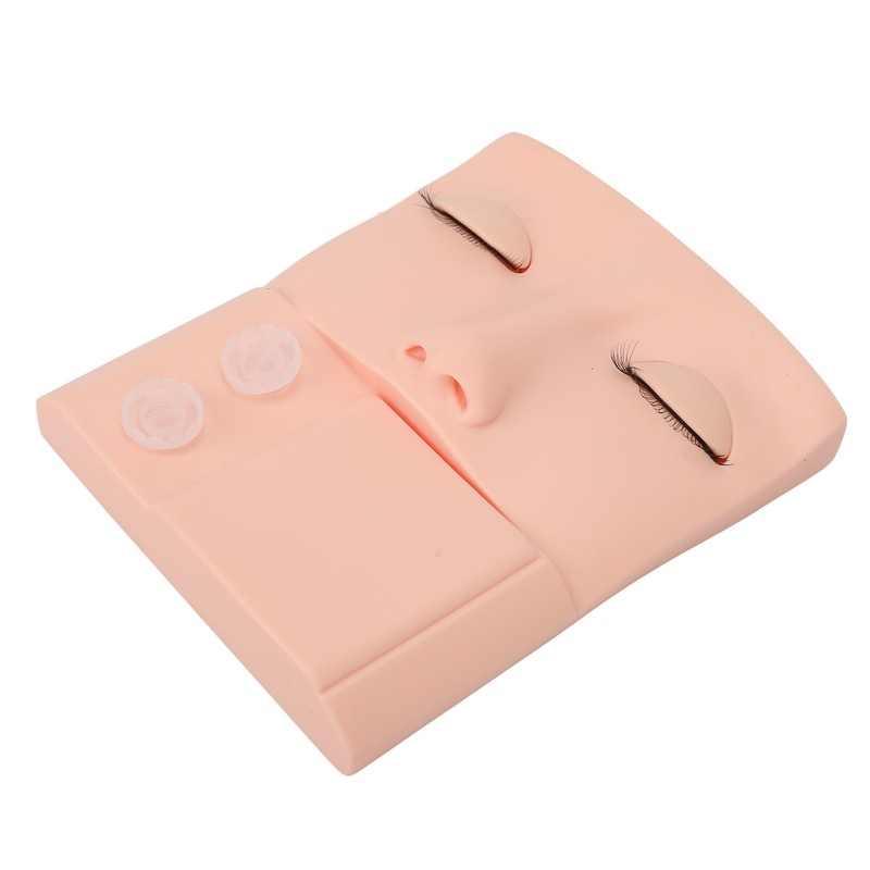 Lash Mannequin Head Replaceable Eyelid Eyelash Extension Practice Makeup Training