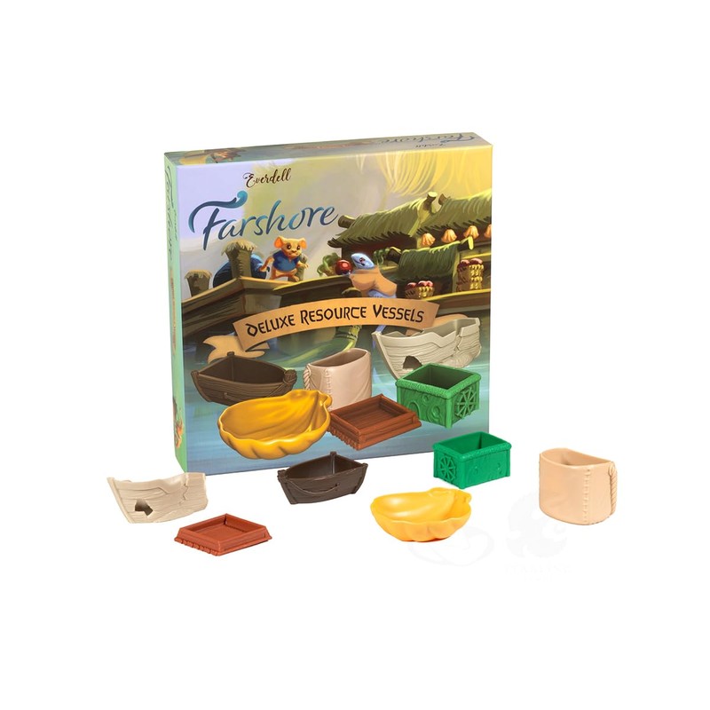 Everdell Farshore Deluxe Resource Vessels – Premium 3D Component Holders,