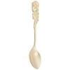 Takakuwa Metal Rose Cutlery, Teaspoon, Gold 005017