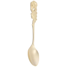 Takakuwa Metal Rose Cutlery, Teaspoon, Gold 005017