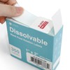 L LIKED 350 Stickers Dissolvable Food Labels 1x2 inch for