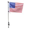 Brocraft Removable Boat T-Top Rod Holder Flag Pole / Boat