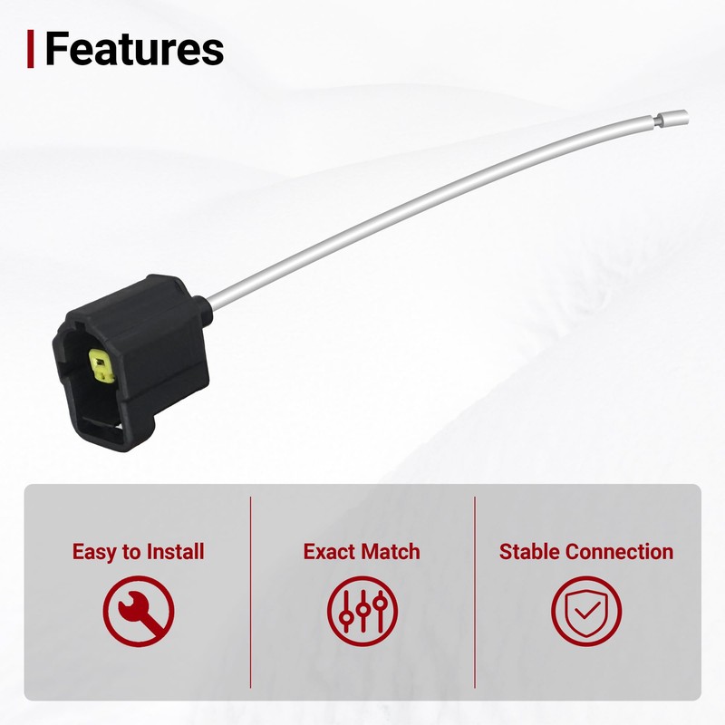 Qinyra Oil Pressure Sensor Connector Pigtail with Butt Connector Compatible