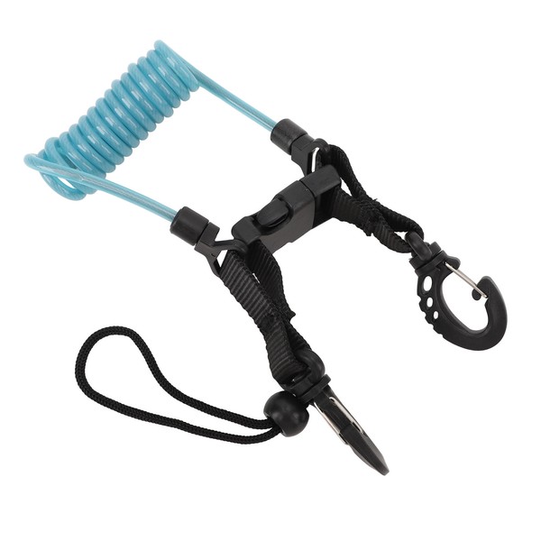 Diving Camera Lanyard Quick Release Buckle Stainless Steel Wire Spring