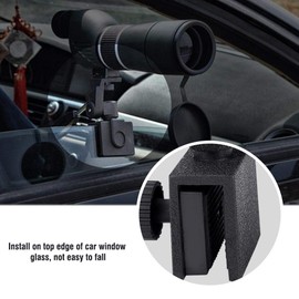 Wendry Adjustable Car Window Mount, Vehicles Car Window Mount Clamp Holder, with Handle, for Camera Telescopes, Spotting Scopes, Binoculars, Night Vision Devices