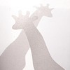 Creative Co-Op 20-Ounce Etched Glass Decanter with Giraffes and Glass