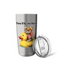 Too Fly to Sink - Cool Cat Duck Float Stainless