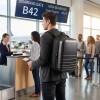 Sokok Lightweight Waterproof White Business Travel Backpack Waterproof Usb Charge