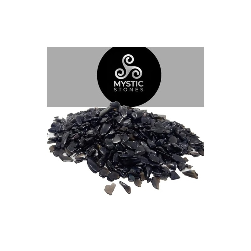 Essenciales Black Obsidian Natural Stone Mystic Stones - 160g -