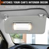 Sun Visor with Light for Honda Accord 2008-2017, Right Passenger