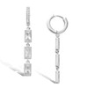AGVANA Women's Earrings Silver 925, 14K White Gold/Gold Plated Hanging