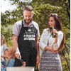 MoonWorks Funny BBQ Apron for Men with Saying Ich möchte