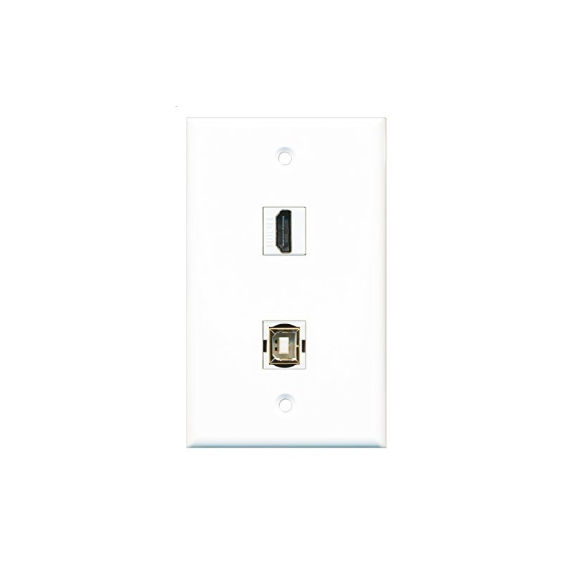 RiteAV - 1 Port HDMI 1 Port USB B-B Wall