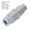 Front Wheel Spindle Wrench, Hexagonal Shaft Tool 17/19/22/24 Mm, Motorcycle