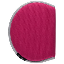 Sun Family Portable Memory Foam Gel Cushion, Pink x Gray, 6.9 x 1.6 x 8.7 inches (17.5 x 4 x 22 cm), 1 Piece