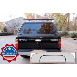 Trims Express 1995-2004 Toyota Tacoma Rear Door Trim Cover Tailgate Liftgate Handle Sticker 2P