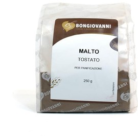 BONGIOVANNI FARINE E BONTA' NATURALI Malto Tostato per Panificazione - Formato da 250 grammi