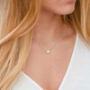 Initial Heart Necklace for Girls Women, Dainty Heart Pendant Necklace