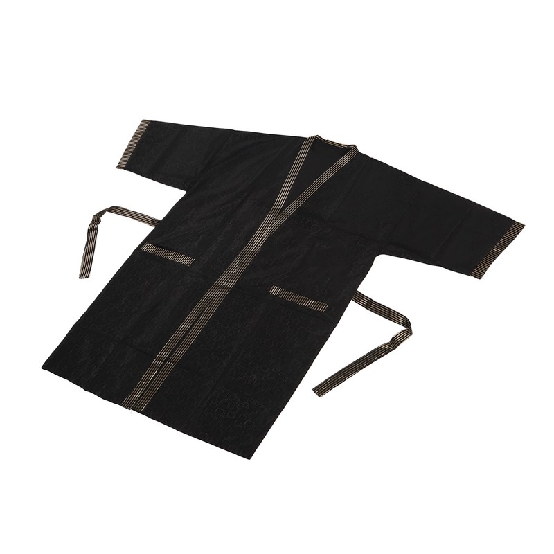 Haircut Gown with Pocket Short Sleeve Professional Belt Grooming Work