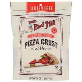 Bob's Red Mill Gluten Free Pizza Crust Mix, 16oz (Pack of 1)- Makes two 12" crusts per package, Kosher