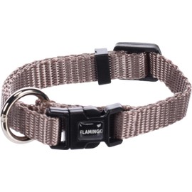 Dog Collar Ziggi Taupe XXS 15-25cm 10mm